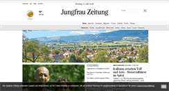 Desktop Screenshot of jungfrauzeitung.ch