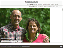 Tablet Screenshot of jungfrauzeitung.ch